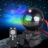 Astronaut Star Projector, Star Projector Galaxy Light for Kids，8 Modes Remote and 270° Adjustable Led Lights for Bedroom, Girls Room Decoration, Home Theater, Ceiling, Timer(Original Black)