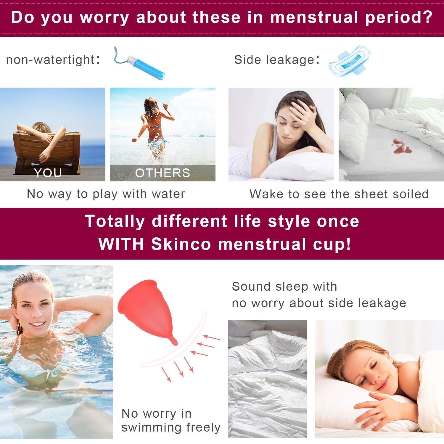 DISAAR BEAUTY Menstrual Cup Periods Kit Alternative To Tampons