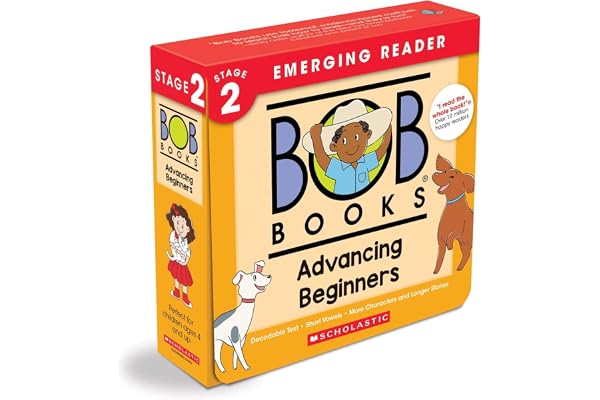 Bob Books - Advancing Beginners Box Set of 12 Paperbacks | Decodable Phonics Books, Ages 4 and up, Kindergarten (Stage 2: Eme