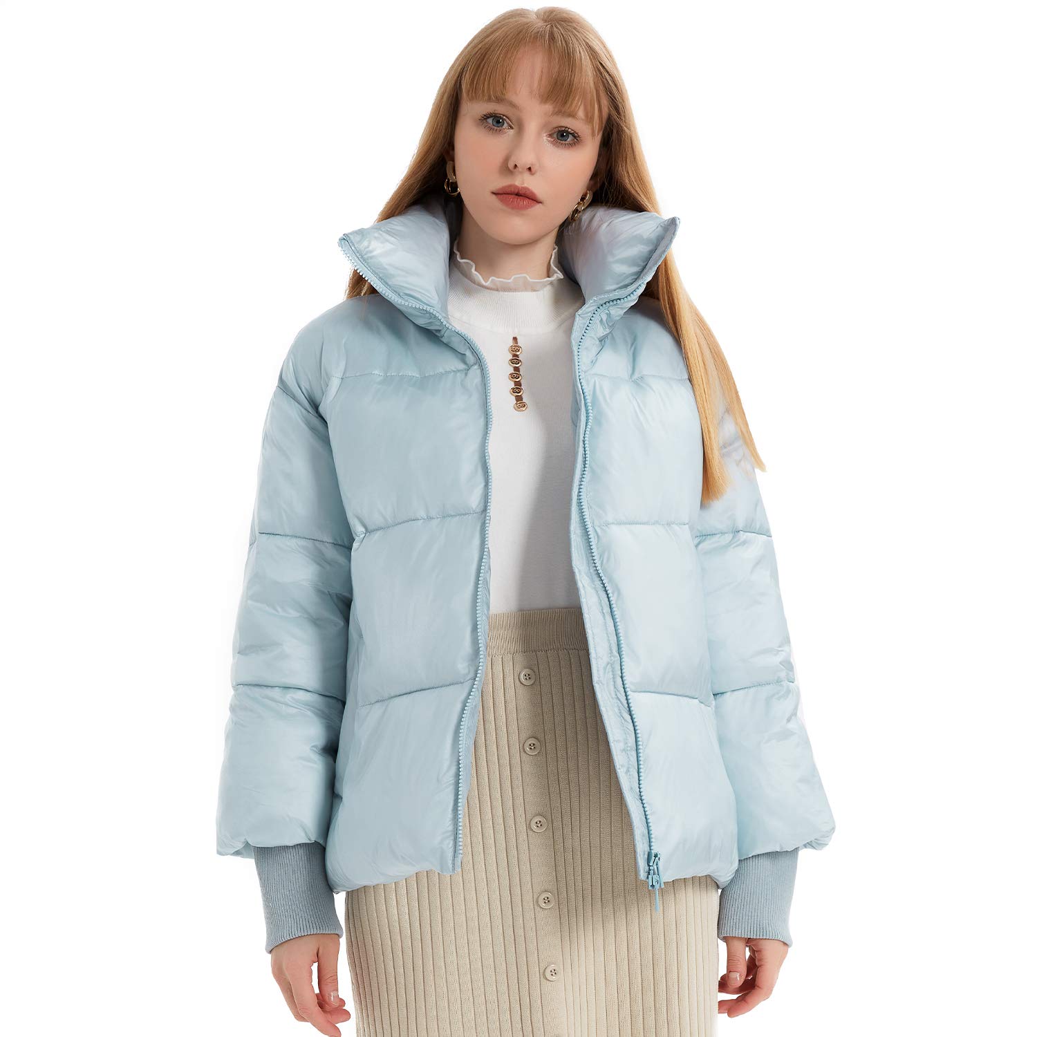 Buy Women's Warm Winter Jacket Casual Short Cotton Down Padding Puffer