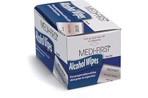 Medi-First 22150 Alcohol Skin Prep Pads, 50 Per Box
