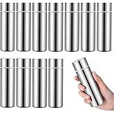 Acellegic 12 Pcs Mini Stainless Steel Insulated Bottles Bulk 4.4 oz Tiny Water Bottles Portable Pocket Purse Slim Thermal Hot and Cold for Travel Sport Camping Coffee Women Lunch Bag