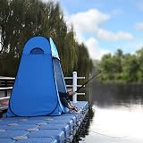 SONGMICS Portable Pop Up Tent Dressing Room Privacy Shelter Blue GPT01BU view 4