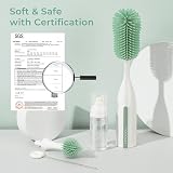 Momcozy Bottle Brush Kit Pro Push-Press Deep Cleaning Green view 6