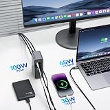 MOKiN USB C Docking Station 100W PD 4K HDMI 10Gbps Ethernet MacBook Dell view 6