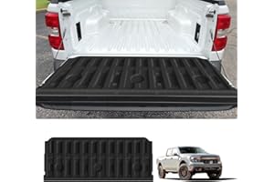 LASFIT Truck Tailgate Mat for Ford Maverick 2026 2025 2024 2023 2022 Hybrid & Gasoline Truck Bed (Not Fit Drop-in Liners) Custom Fit All Weather Protector TPE Easy-Clean Tailgate Liner,1pc Black