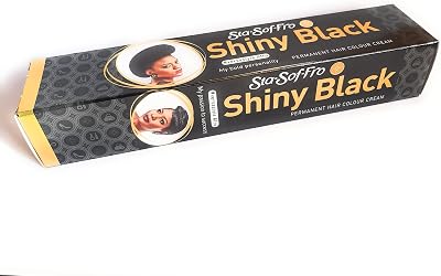 Sta Sof Fro Permanent Hair Colour Cream Shiny Black Pack of 2