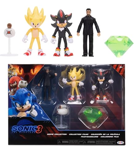 Amazon.com: JAKKS Pacific Sonic The Hedgehog 3 Movie 2.5 inch