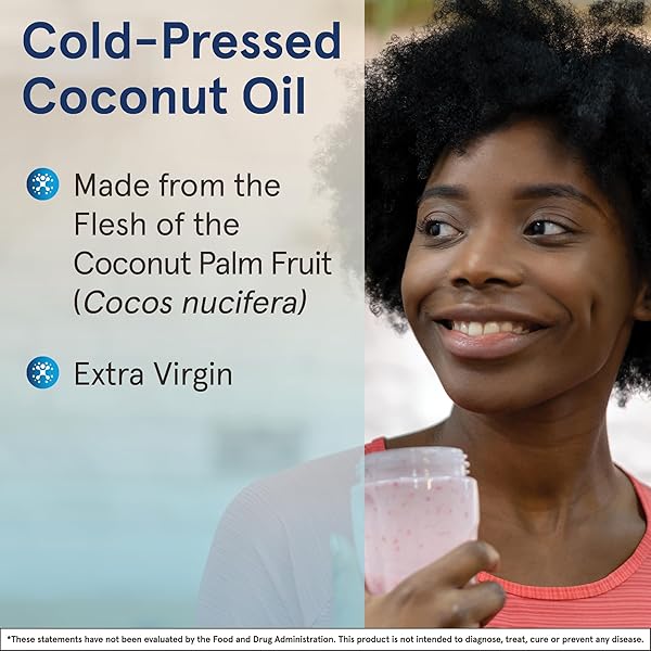 JARROW FORMULAS 100% ORGANIC COCONUT OIL, SUPPORTS CARDIOVASCULAR HEALTH, EXTRA VIRGIN, 16 OUNCE