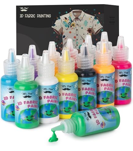 Scribbles 3D Fabric Paint – Glitzernde Textilfarbe Zum Gestalten Von Stoff, Holz, Glas & Mehr