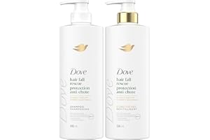 Dove Hair Fall Rescue Shampoo and Conditioner for Fragile Hair, with Liquid Bio-Protein Care, 530mL(1 Shampoo + 1 Conditioner