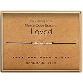 KGBNCIE Inspirational Gifts for Women, Morse Code Funny Gifts Bracelets for Women, Morse Code Bracelets Friend Gifts