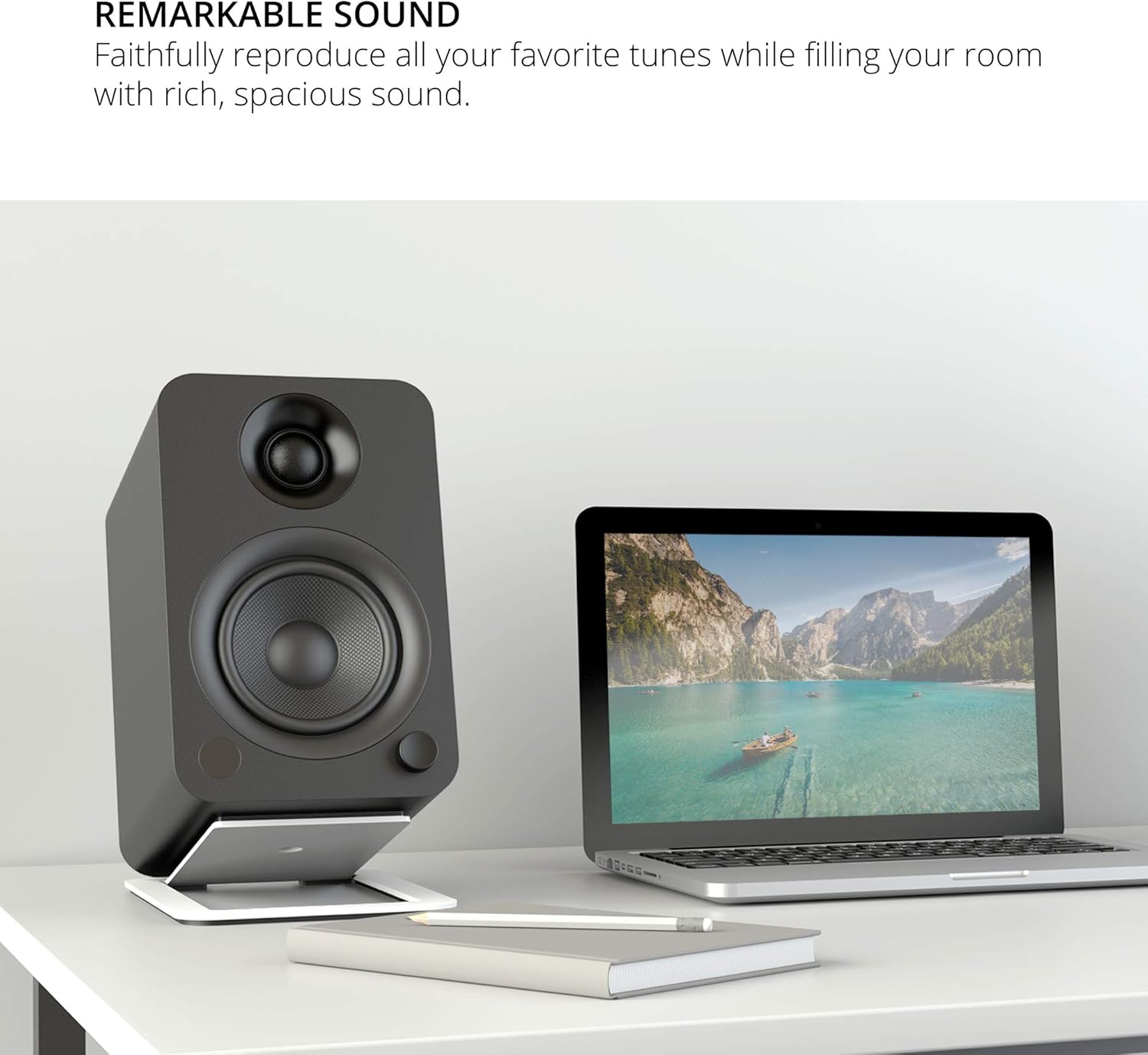 Kanto YU Powered Bookshelf Speakers