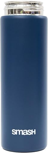 Smash Stainless Steel Drink Bottle Navy 750 ml with Flip Top Lid view 2