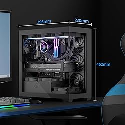 darkFlash ATX Mid-Tower PC Case, Pre-Install 1