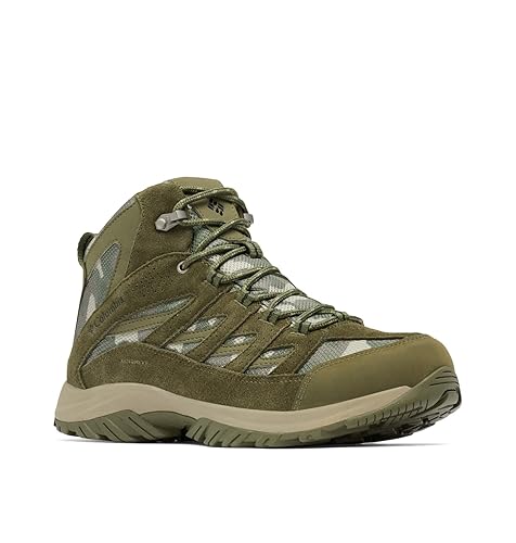 Columbia Men's Crestwood Mid Waterproof, Nori/Black, in Kuwait
