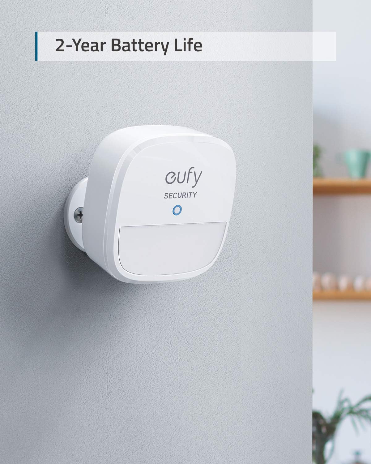 eufy Security Home Alarm System Motion Sensor, 100° Coverage, 30 ft Detection Range, 2-Year Battery Life - Image 5