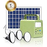 WAWUI Portable Power Station 84Wh - with Solar Panel, Generator Kit with Flashlights for Home Emergency Backup Power, Camping