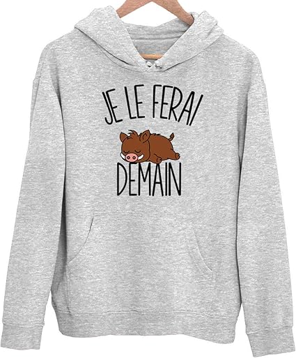 Avoir Images Phacochere Pumba Je Le Ferai Demain Sweat A Capuche Unisexe actualisé par
