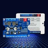 Voice Playback Module with Case,80W Low Lever Trigger DC 9-24V CH358D Chip Support USB Download, MP3 Hardware Decoding,10-Way Button One-to-One,8 Combined Voice Board for Industry Broadcast.