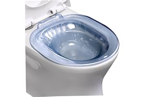 Sitz Bath Tub, Sitz Bath for Toilet, Portable Safe Over The Toilet Tub for Hemorrhoids Postpartum Private Care, Postpartum