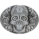 HLYMPONY Western Belt Buckle for Men Women Vintage Cowboy Cowgirl Texas Rodeo Poker Belt Buckles