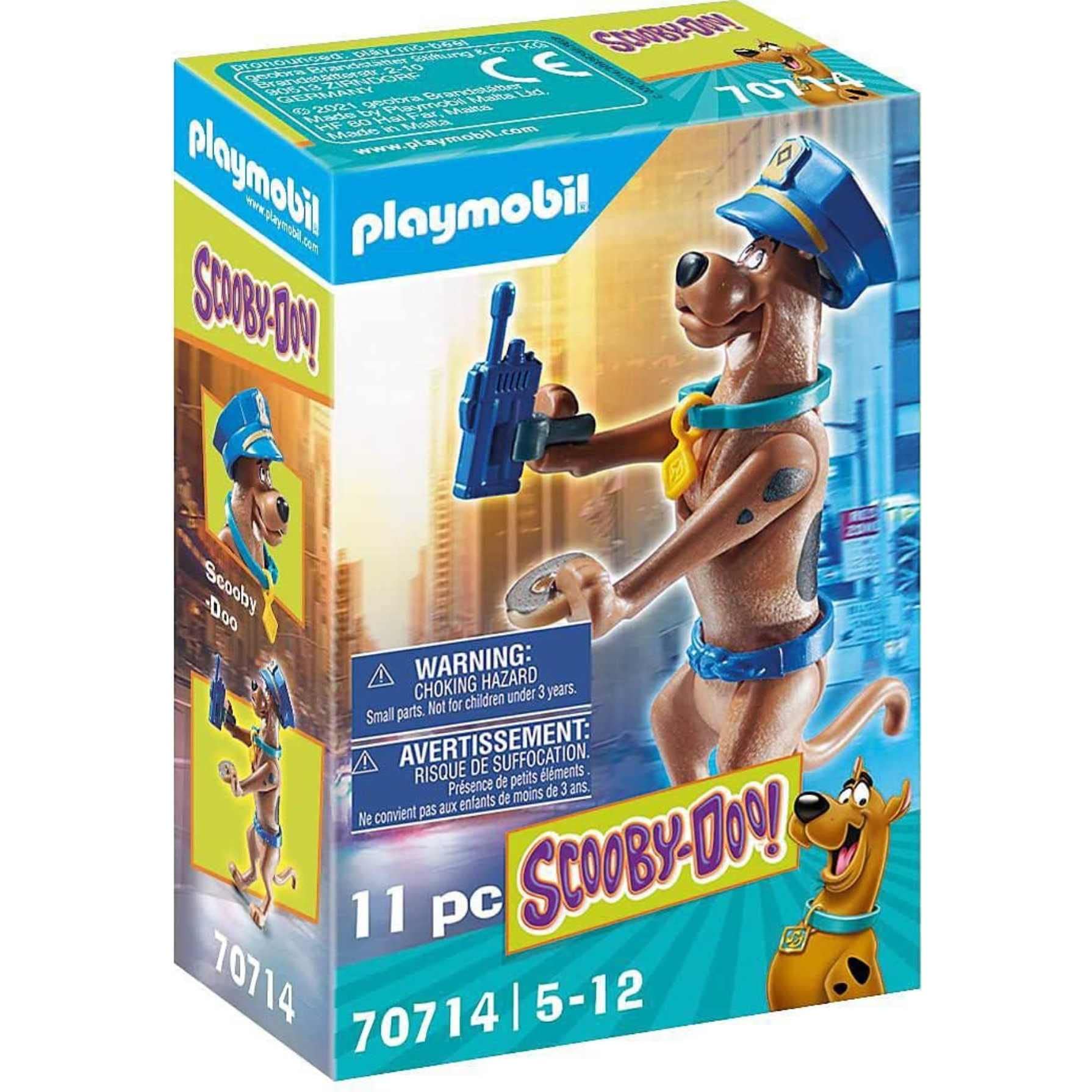 Playmobil SCOOBY-DOO! 70714 Collectible Police Figure, for Children Ages 5+