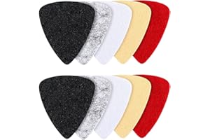 10 Pieces Ukulele Felt Picks Quick Playing Professional Texture Authentic Sound Guitar Mellow Picks