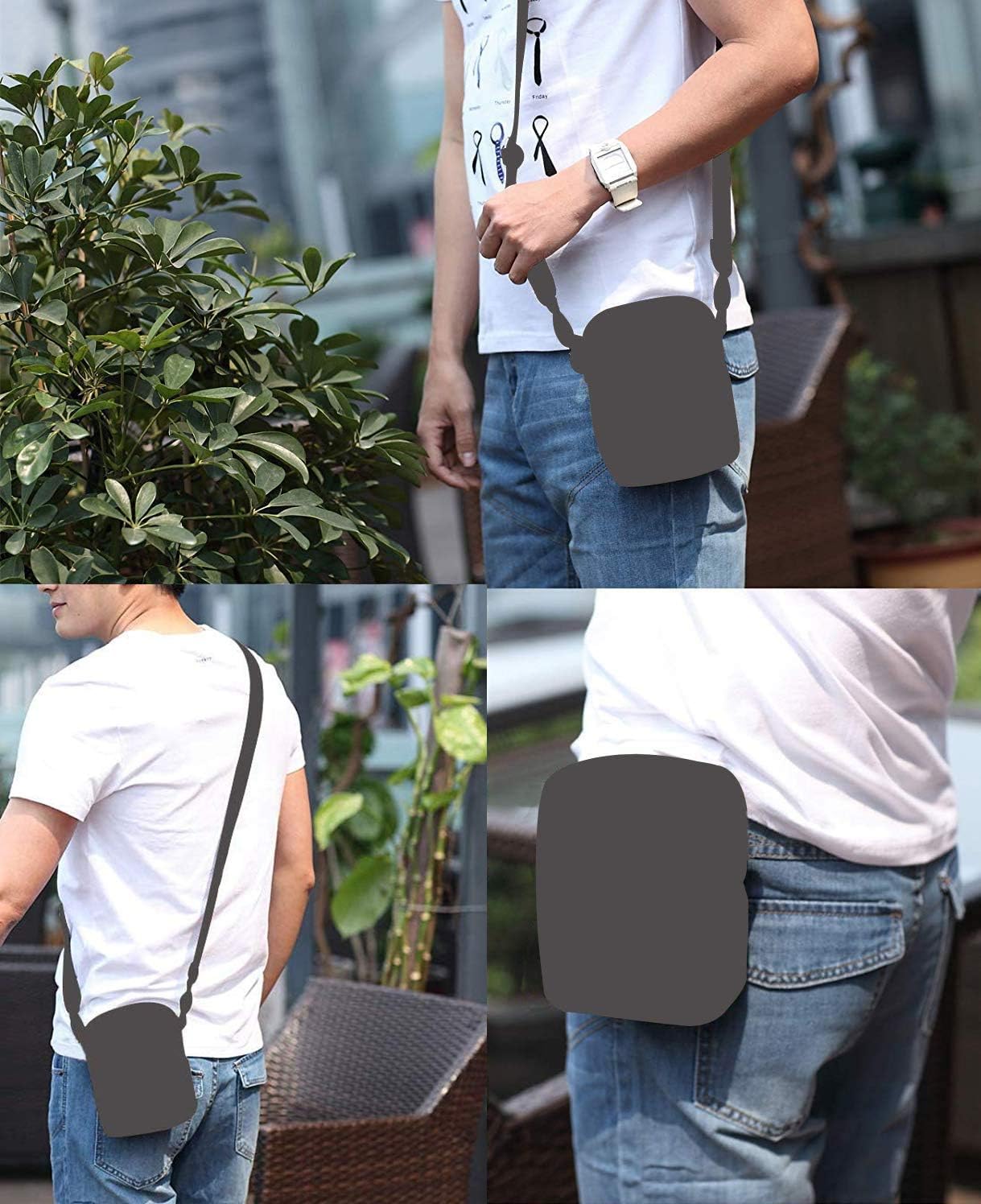 Lilcreek Gun Cases for Pistols, Concealed Carry Gun Pouch Handgun Shoulder Bag, Fanny Pack Waist Pocket for Handgun with Belt Loops: Sports & Outdoors