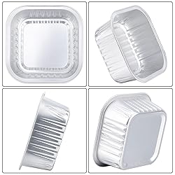 EUSOAR Cupcake Baking Cups with Lids, 5oz 50pcs