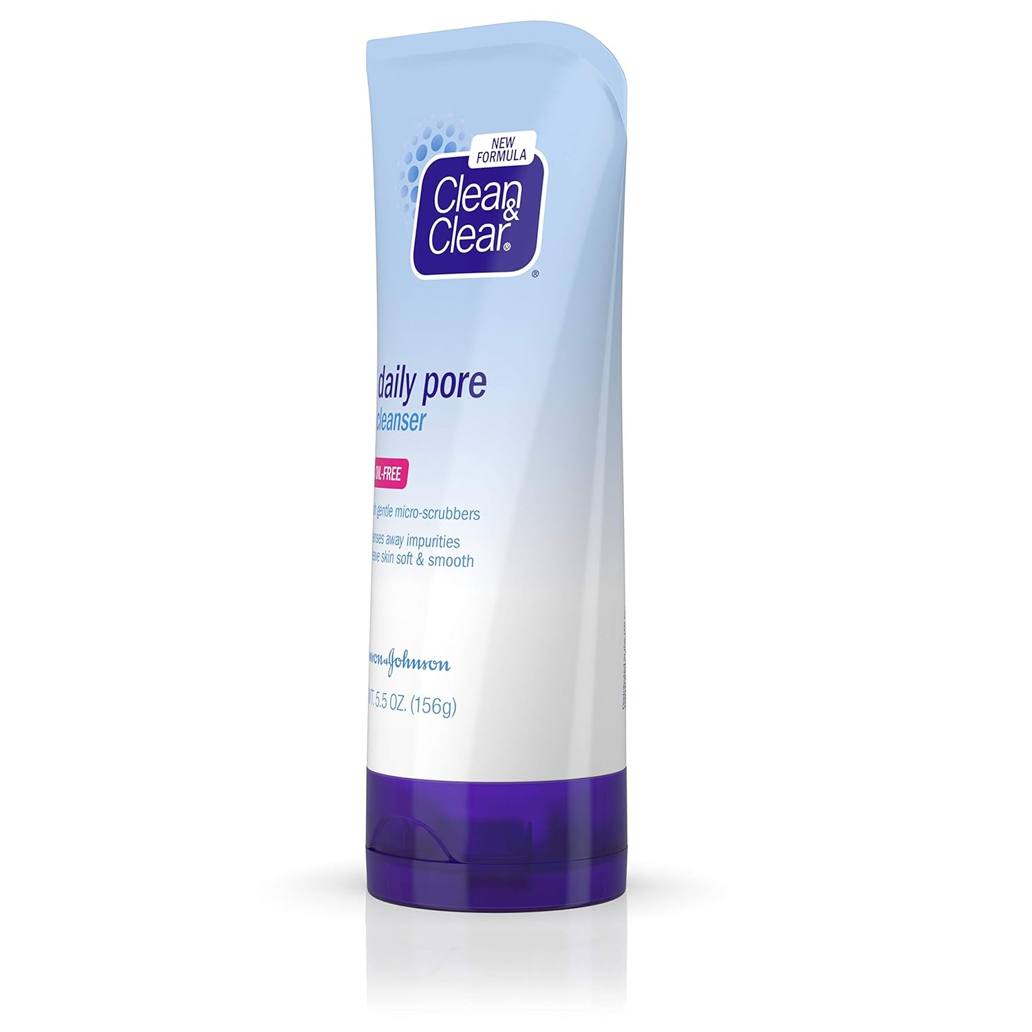 Clean & Clear Daily Pore Face Cleanser, Oil-Free Acne Face Wash for Normal, Oily & Combination Skin, 5.5 oz: Beauty