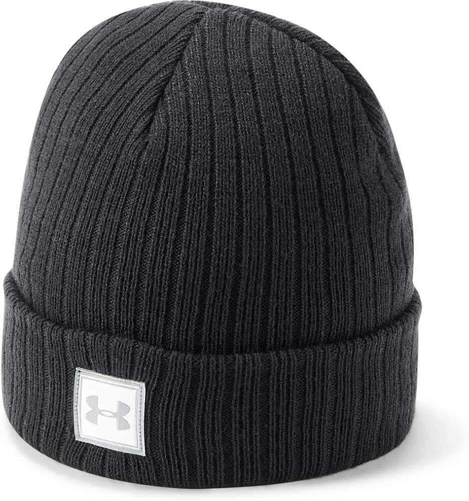 Under Armour Boys Truckstop Beanie 2.0, Black (001)/Black, One Size Fits All: Clothing