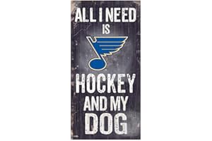 Fan Creations NHL St. Louis Blues Unisex St.Louis Blues Hockey and My Dog Sign