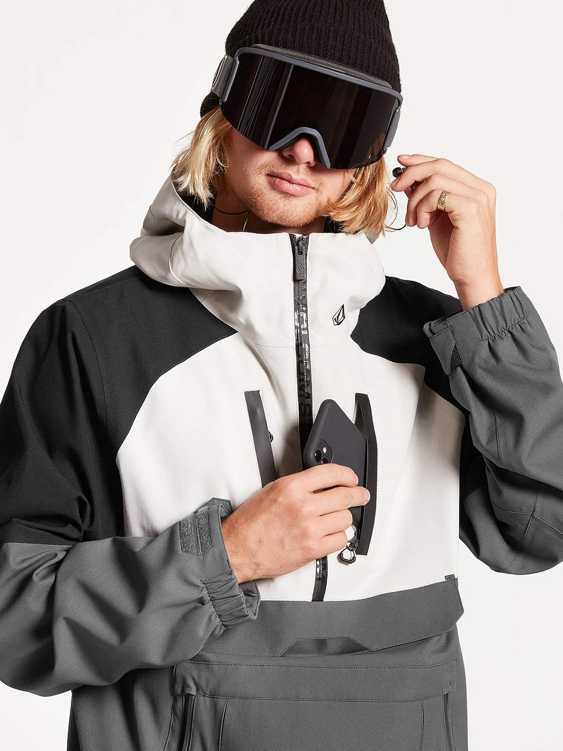 Volcom mens Brighton Pullover 2-layer Snow Jacket: Clothing