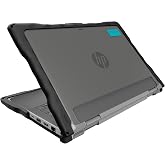 Gumdrop DropTech Case for HP ProBook x360 11 G7/G6/G5 EE (2-in-1) | TechShell-certified 4-foot protection with rubberized corners, seamless asset tagging &amp; snap-in install for school or work.