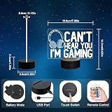 YuanDian 3D Illusion Night Light Gaming Headset 16 Colors Remote USB view 8