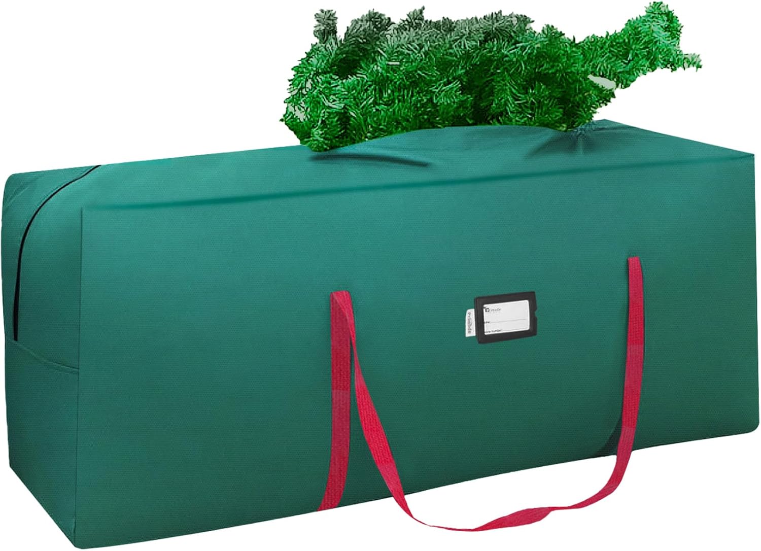 Holiday Décor Storage - YKL Christmas Tree Storage Bag, Fits Up to 7.5 Ft Disassembled Trees Durable Water Resistant 600D Oxford Material Tree Bag Storage to Protect Against Dust Moisture, Green