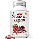 ANDREW LESSMAN Cranberry Benefits - 360 Capsules - Supports Bladder, Kidney and Urinary Tract Health. High Potency Standardized Extracts of Cranberry Fruit, Small Easy to Swallow Capsules