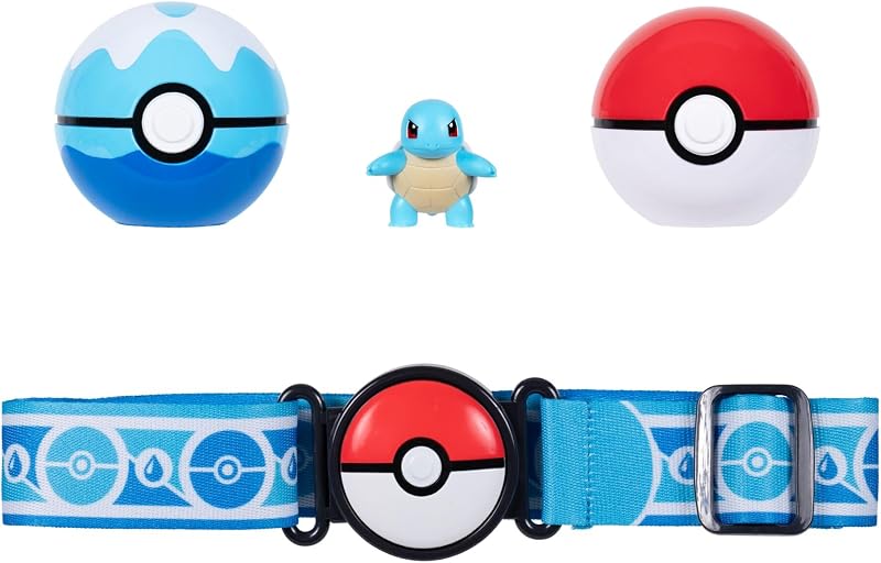 Pokémon Squirtle Clip ‘N’ Go Belt Set with Poké and Dive Balls