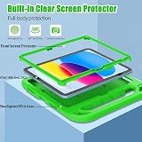 Surom Kids Case for iPad 11th/10th Gen with Screen Protector Green view 3