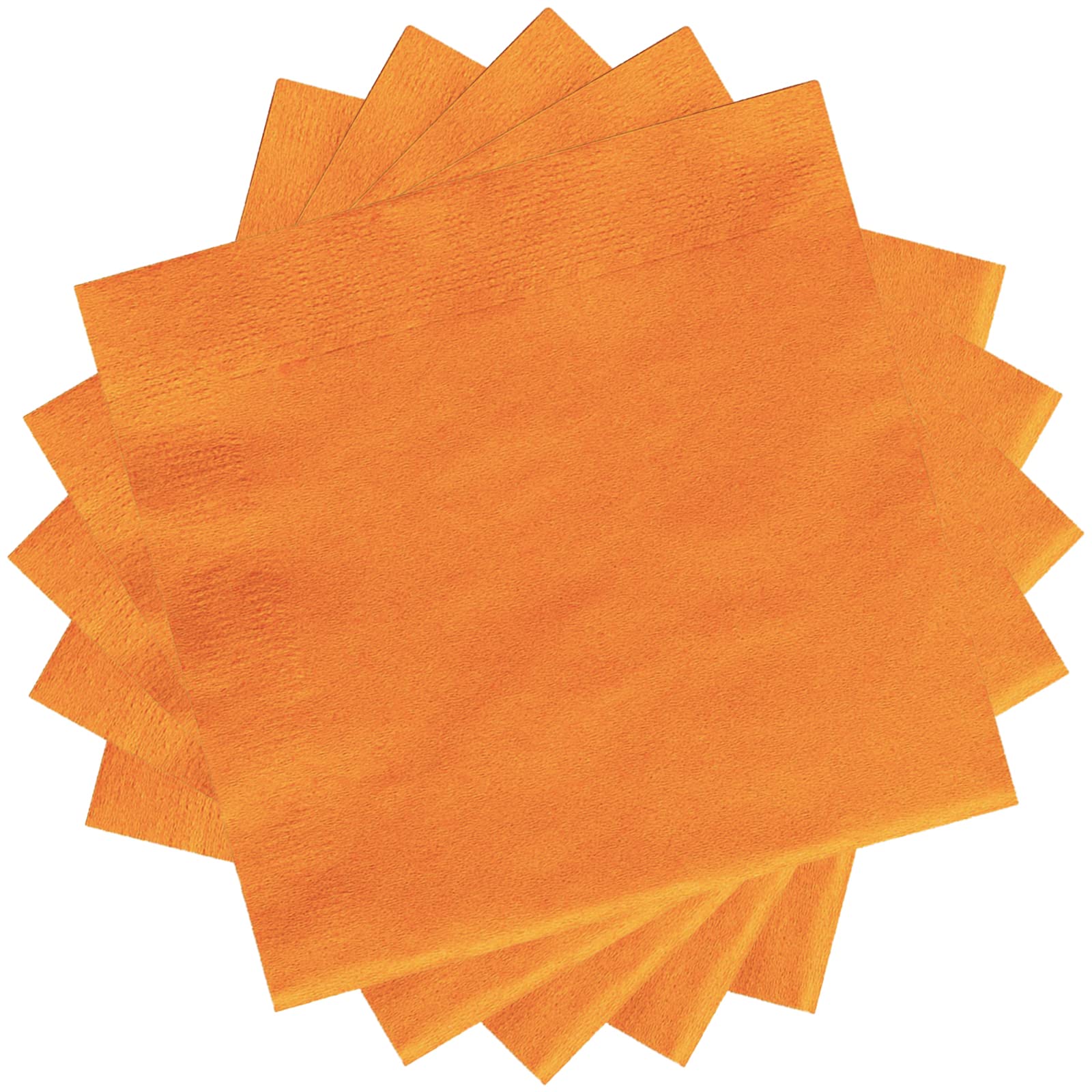 POPOYU 20Pcs Orange Party Paper Napkins,Orange Party Tableware Decor Orange Disposable Paper Napkin Orange Napkins for Kids Orange Party Supplies Table Decorations