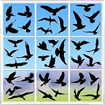 Lot de 60 autocollants de fenêtre anti-collision pour oiseaux, arc-en-ciel, autocollants de