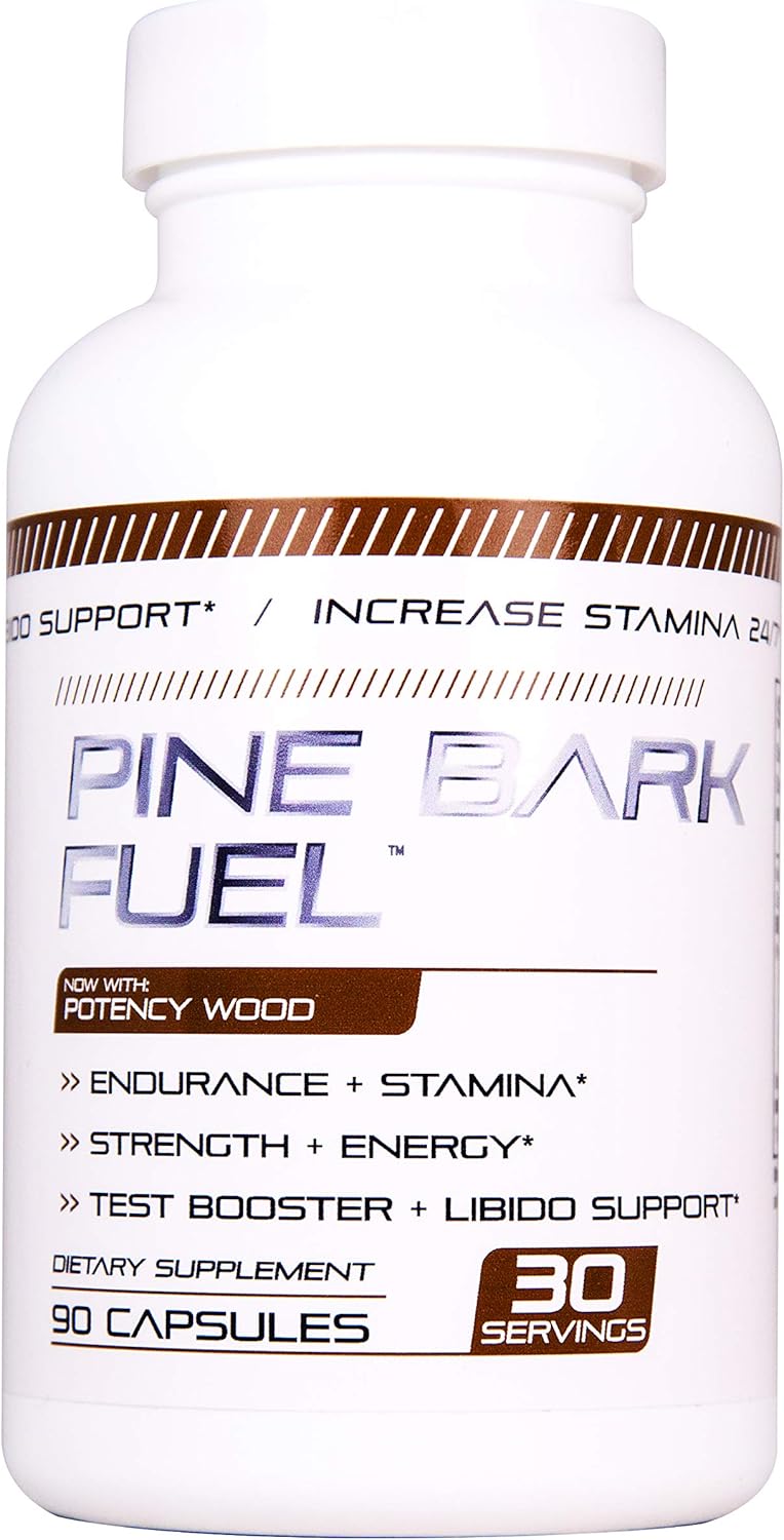 PREMIUM Pine Bark Male Enhancement Pills Testosterone BOOSTER Strength