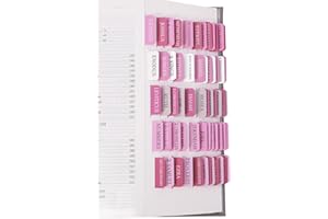 CICPAP Pink Bible Tabs for Women & Men, Laminated Bible Tabs for Study Bible, Boho Theme Bible Tabs for Easy Navigation, Simplify Your Bible Reading Experience with Easy-to-Use Indexing Tabs