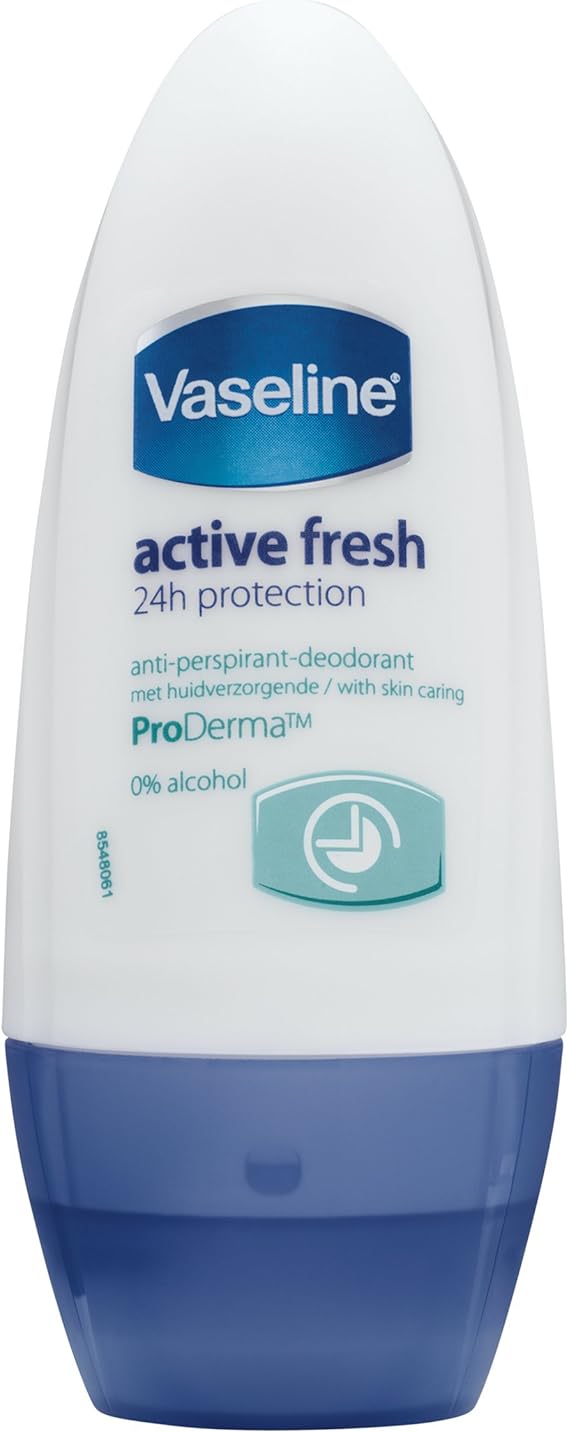 Vaseline Active Fresh RollOn AntiPerspirant Deodorant, 50 ml Amazon
