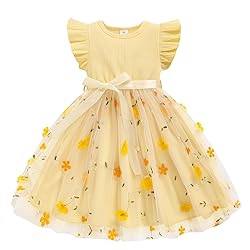 Sinhoon Toddler Girl Tulle Dress Summer Ruffle
