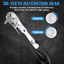 GreaTalent 37in1 S2 Steel Mini Ratchet Wrench