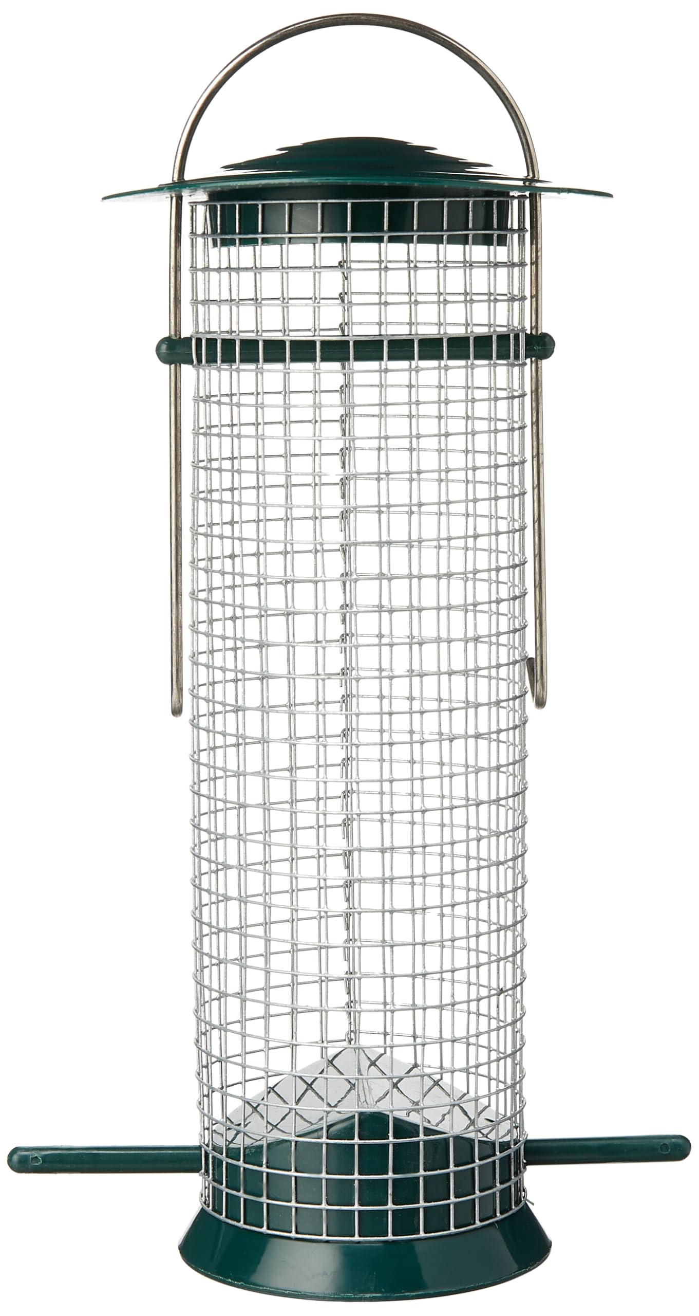 Rosewood Bird Nut Feeder Starter Feeding Time Small, Green/Silver, VIT-30658