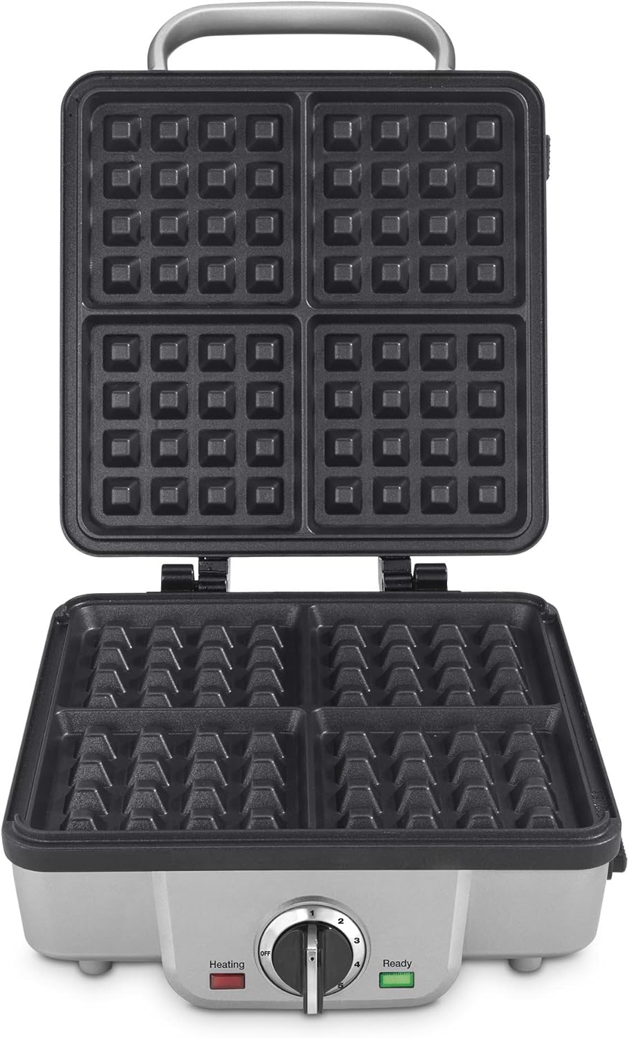 Cuisinart Belgian Maker with Pancake Plates Waffle Iron, Single, Silver, WAF-300P1: Electric Waffle Irons: Kitchen & Dining