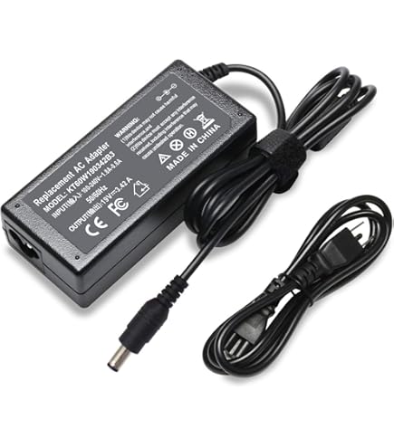 Amazon.com: 19V 3.42A 65W PA3714U-1ACA AC Laptop Charger for